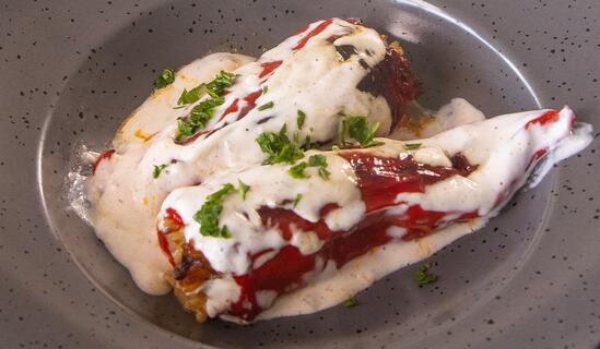 Пълнени чушки с кайма и ориз 