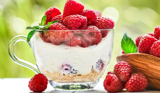 Summer Raspberry Parfait