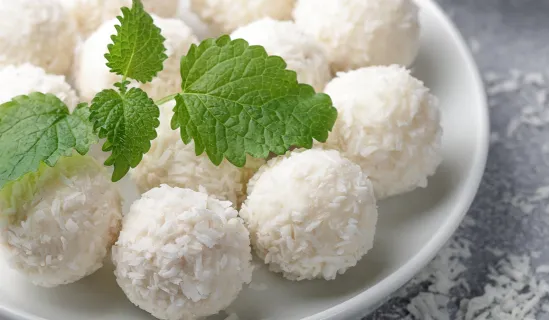 Coconut Bonbons with Semolina