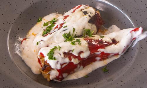 Пълнени чушки с кайма и ориз 