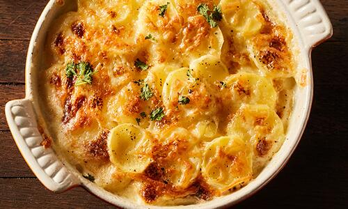 Лесен картофен огретен