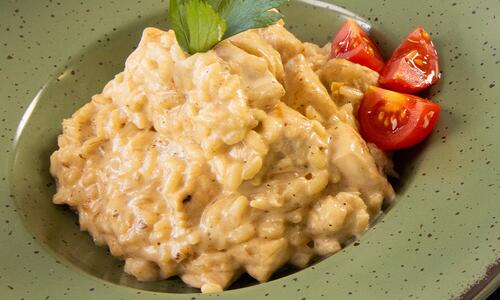 Ризото с пиле и Cremio за готвене 