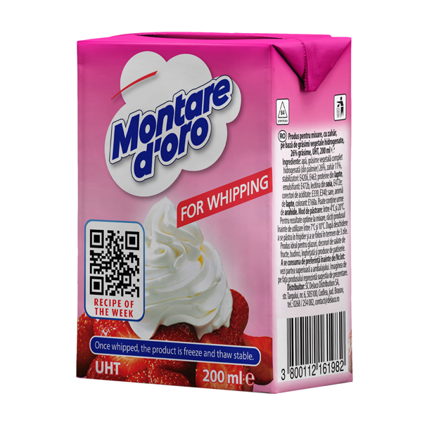 Montare D`oro for whipping 26%, 200ml ℮