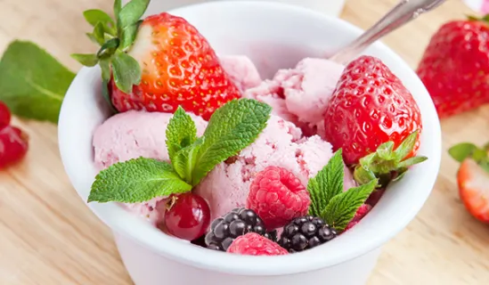 Classic Strawberry Ice Cream