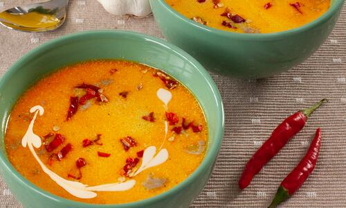 Румънска шкембе чорба (Чорба де бурта) 