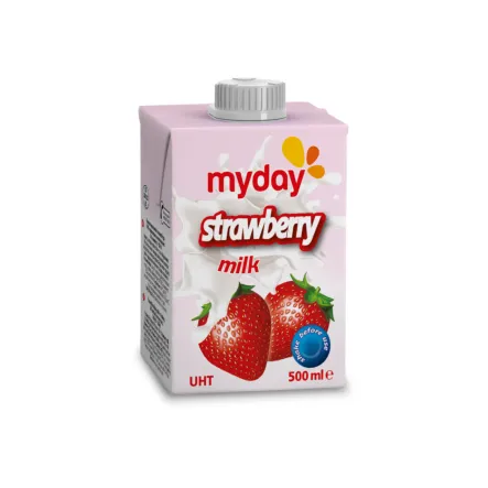 STRAWBERRY - Flavored drinking milk, 1.4% fat, 500ml ℮
