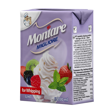 Montare Migliore for whipping 26%, 200ml ℮