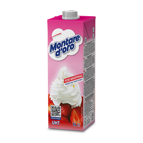 Крем за торта - Montare D`oro за разбиване 26%, 1L ℮